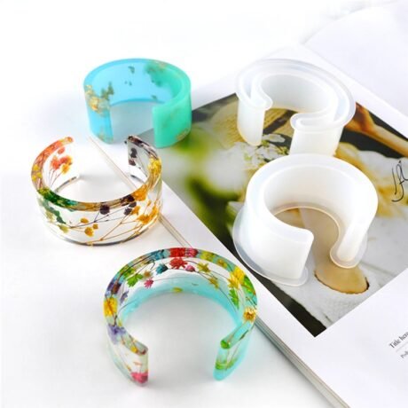 Khuôn Silicon Làm Vòng Tay Resin Đủ Size
