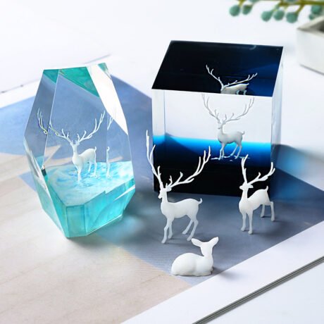 Mô Hình Hươu Nai Siêu Đẹp Trang Trí Tiểu Cảnh Resin