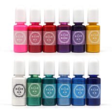 Màu Nhũ Ánh Kim Dạng Lỏng Pha Resin AB, Resin UV