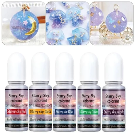 Màu Nhũ Ánh Sao Pha Màu Resin AB Resin UV