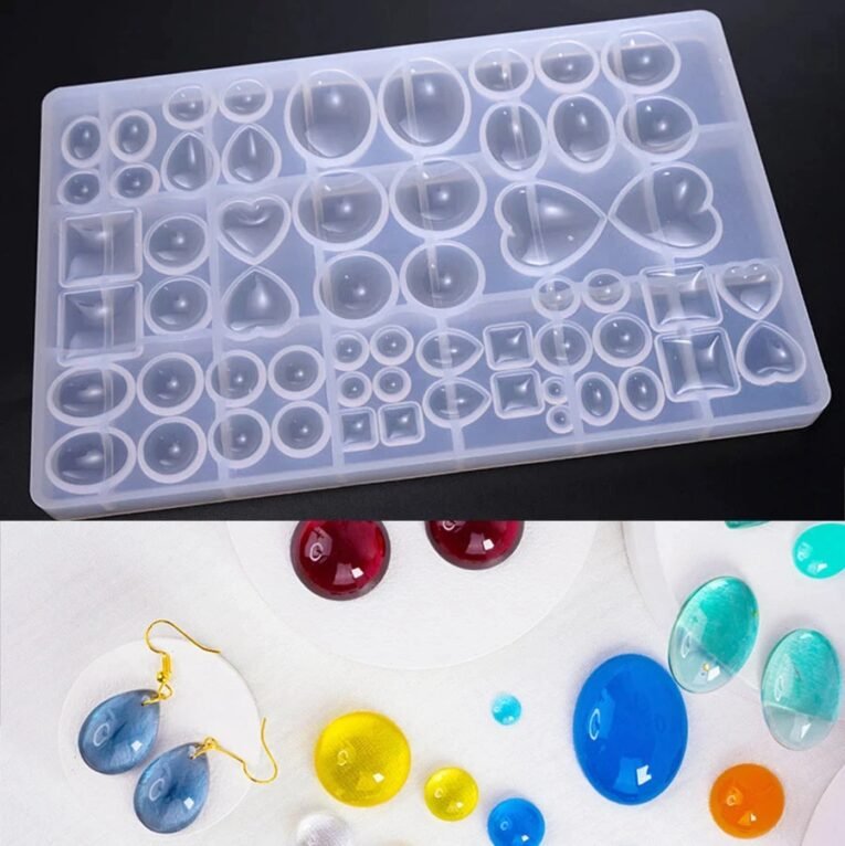 Bảng khuôn silicon làm mặt dây chuyền Resin UV 1