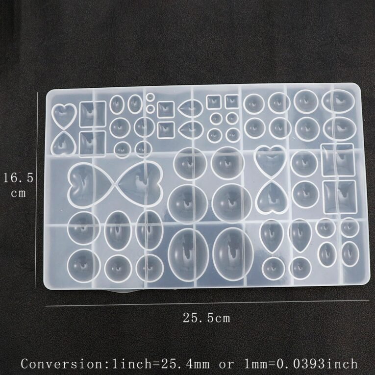 Bảng khuôn silicon làm mặt dây chuyền Resin UV 7