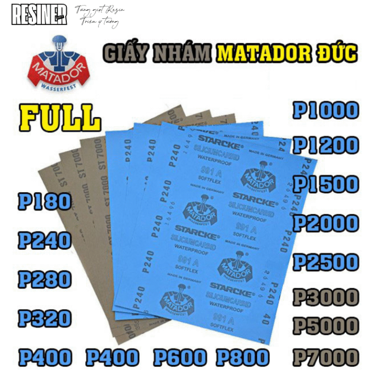 Giấy nhám siêu mịn MATADOR