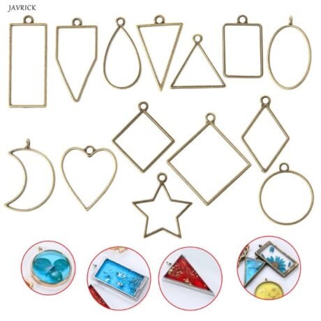 Khung Kim Loại Làm Mặt Dây Chuyền Resin UV