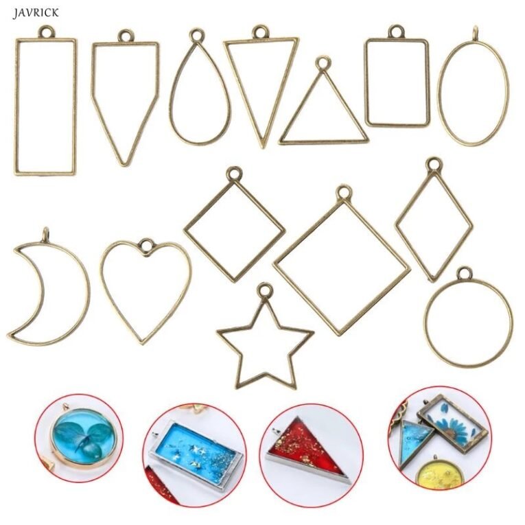 Khung Kim Loại Làm Mặt Dây Chuyền Resin UV 1