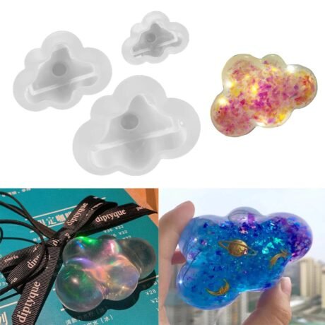 Khuôn Silicon Mô Hình Đám Mây Ngộ Nghĩnh Dễ Thương