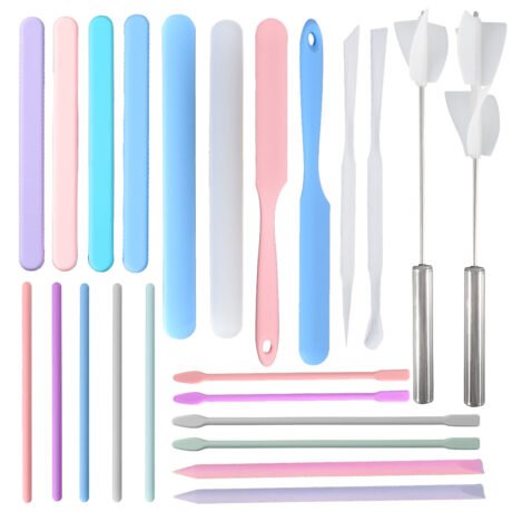 Que Khuấy Silicon Sử Dụng Đa Năng Cho Thủ Công Resin, Làm Bánh