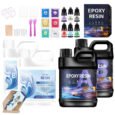 Đặc Biệt 1Kg Epoxy Resin 1-1 Combo Đầy Đủ Phụ Kiện Cho Người Mới