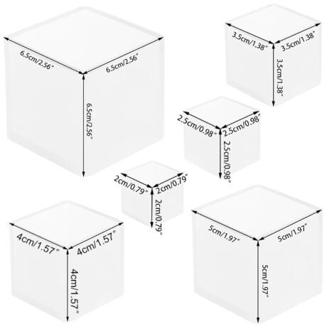 Khuôn Silicon Hình trụ Các Cỡ (Size: 2/3/4/5/6/8cm)