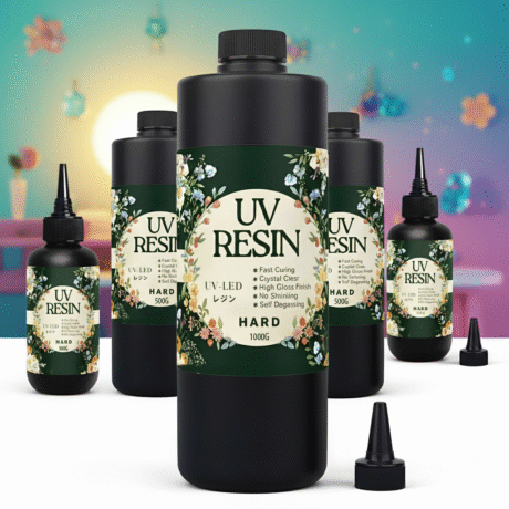 Keo Resin UV Loại Cứng Trong Suốt Làm Trang Sức Thủ Công 100/250/500/1000g