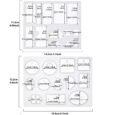 Khuôn Silicon mặt dây chuyền hình vuông, oval (có lỗ) 7